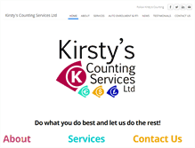 Tablet Screenshot of kirstyscounting.com